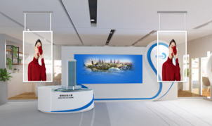 55寸桌面款 OLED透明屏-吊挂竖屏
